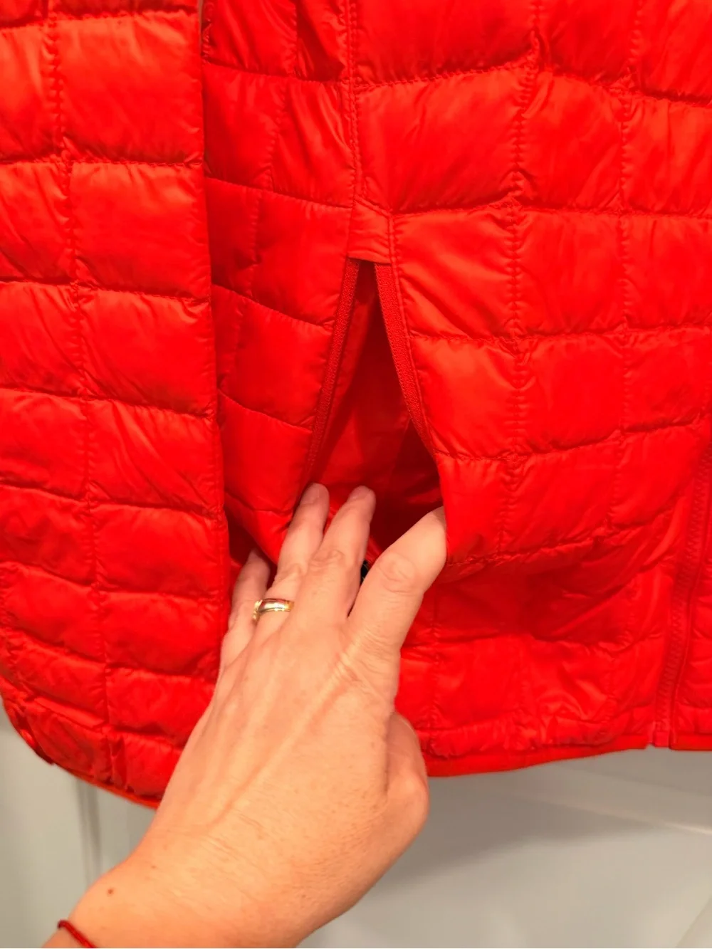 The North Face ThermoBall Quilted Full Zip Puffer Jacket Size L